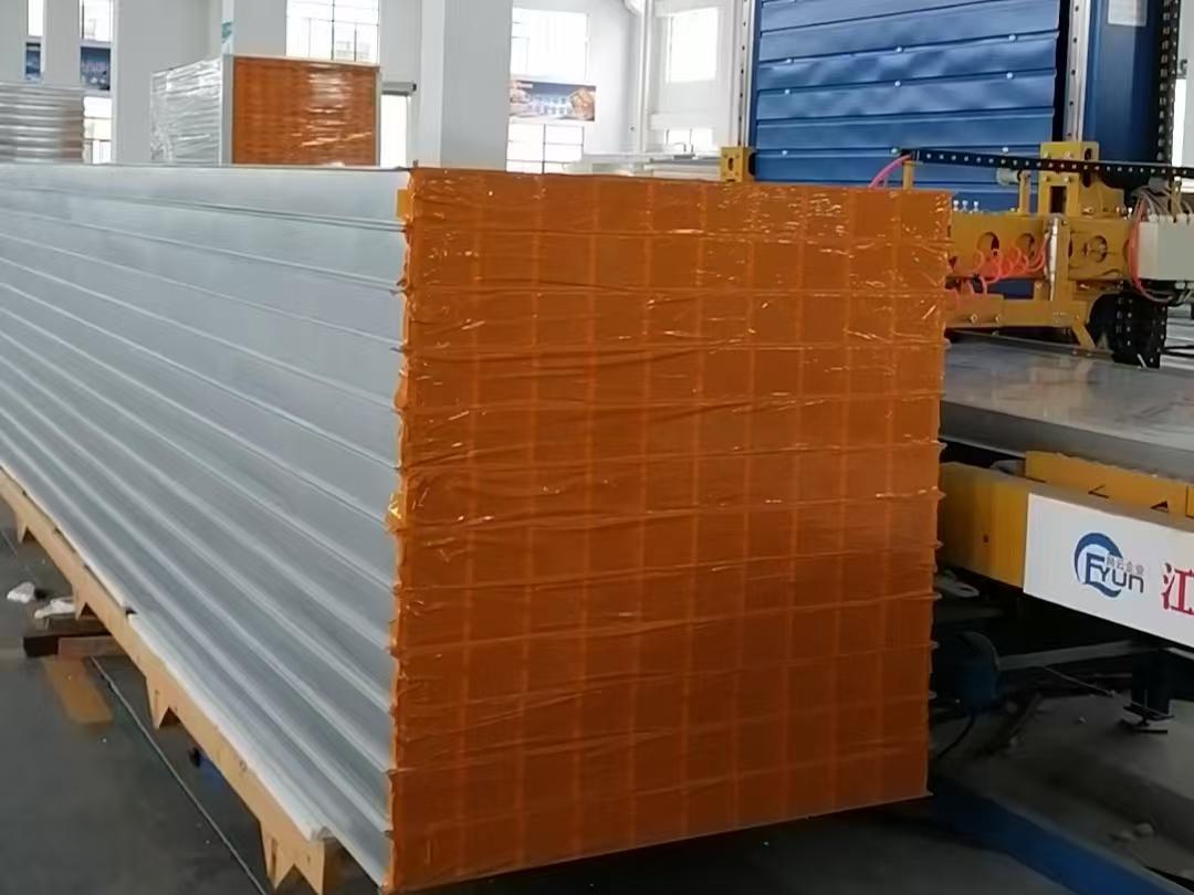 机制中空玻镁岩棉净化板